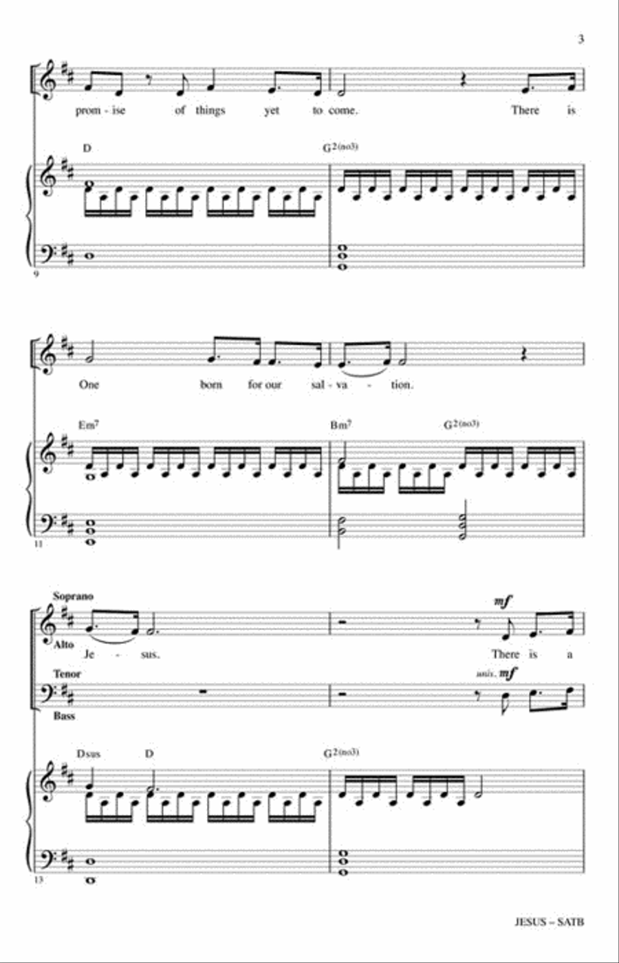 Jesus 4-Part scores gallery preview page 3