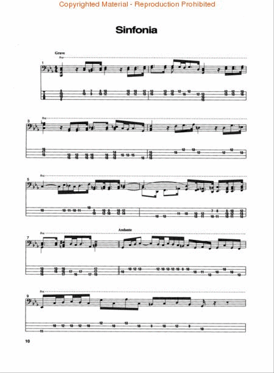 J.S. Bach for Electric Bass String Duet scores gallery preview page 3