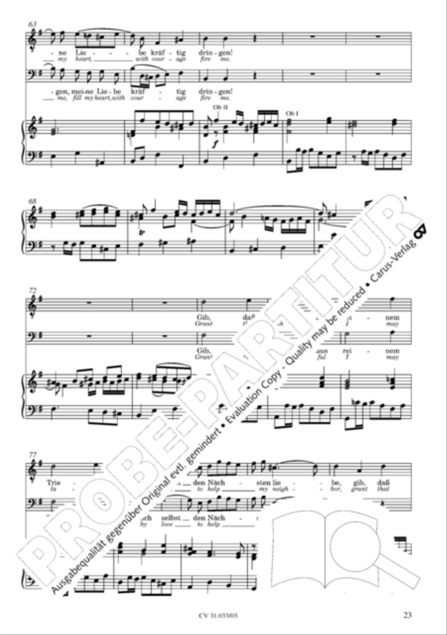 Lord Jesus Christ, in thee alone (Allein zu dir, Herr Jesu Christ) ATB scores gallery preview page 24