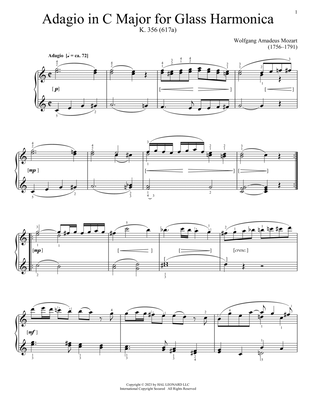 Adagio For Glass Harmonica, K. 356 (617a)