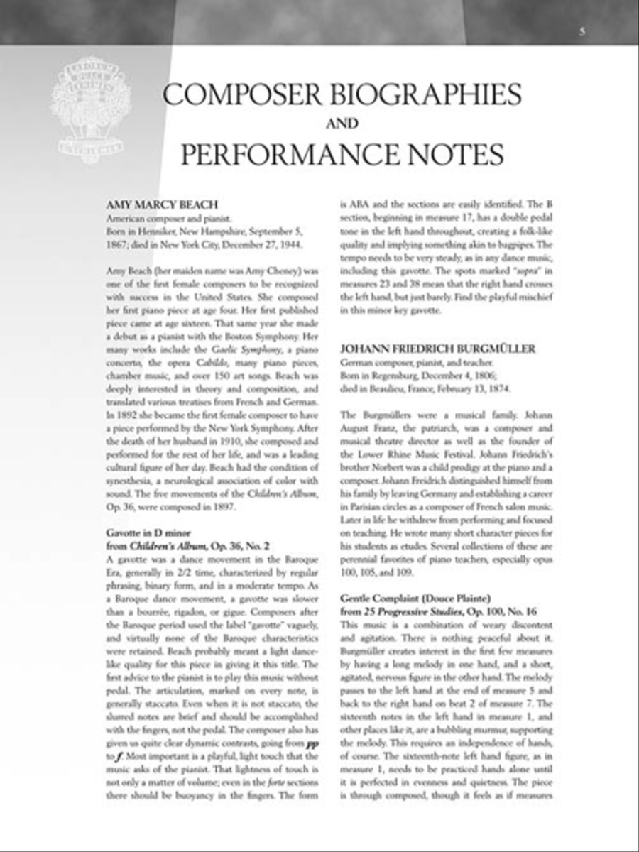 The Romantic Era The Romantic Era Piano Solo scores gallery preview page 5