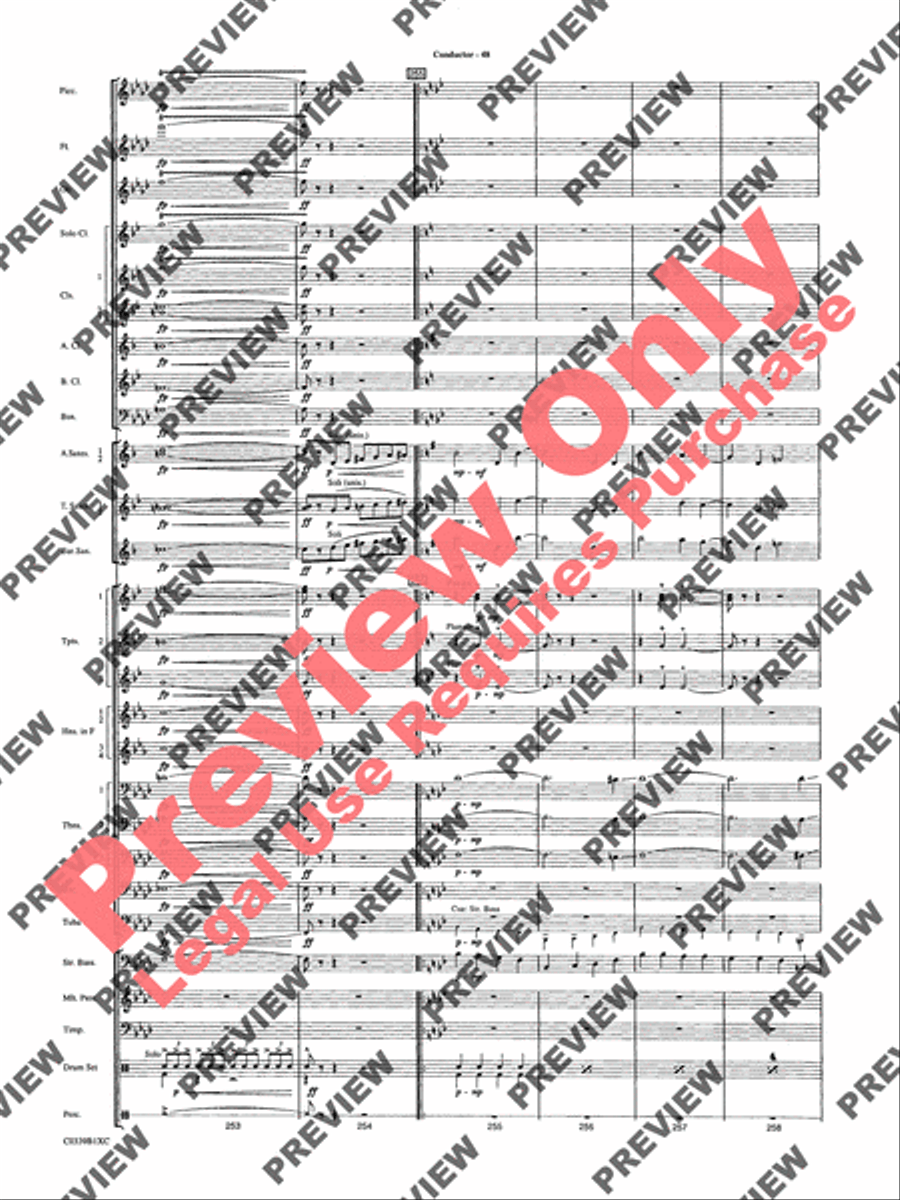 In the Miller Mood Concert Band scores gallery preview page 51