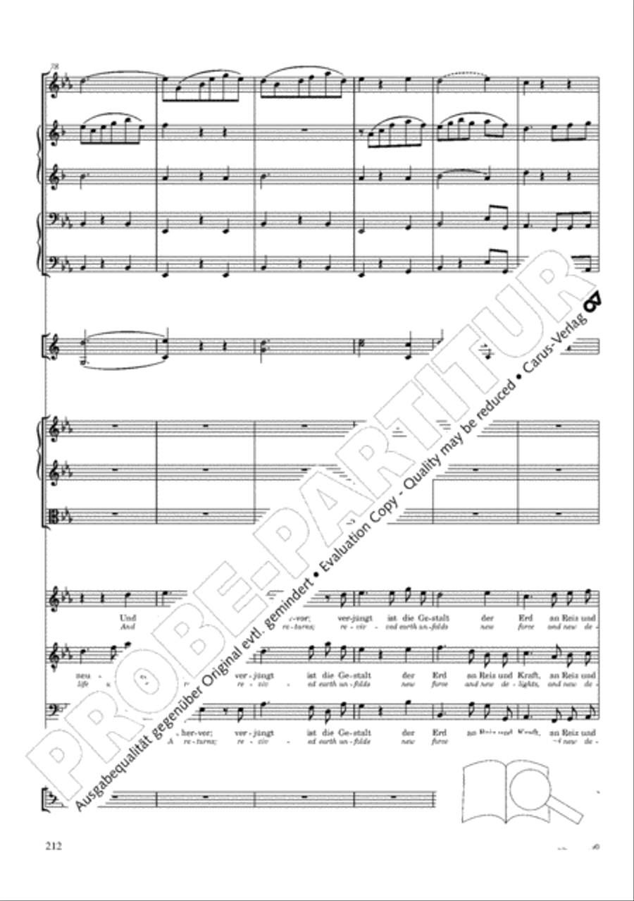 The Creation (Die Schopfung) 4-Part scores gallery preview page 232