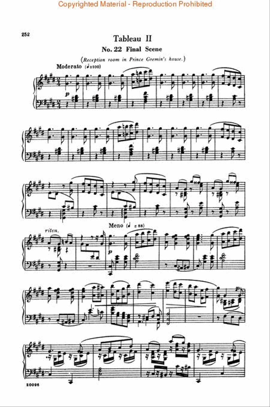 Eugene Onegin Voice scores gallery preview page 4