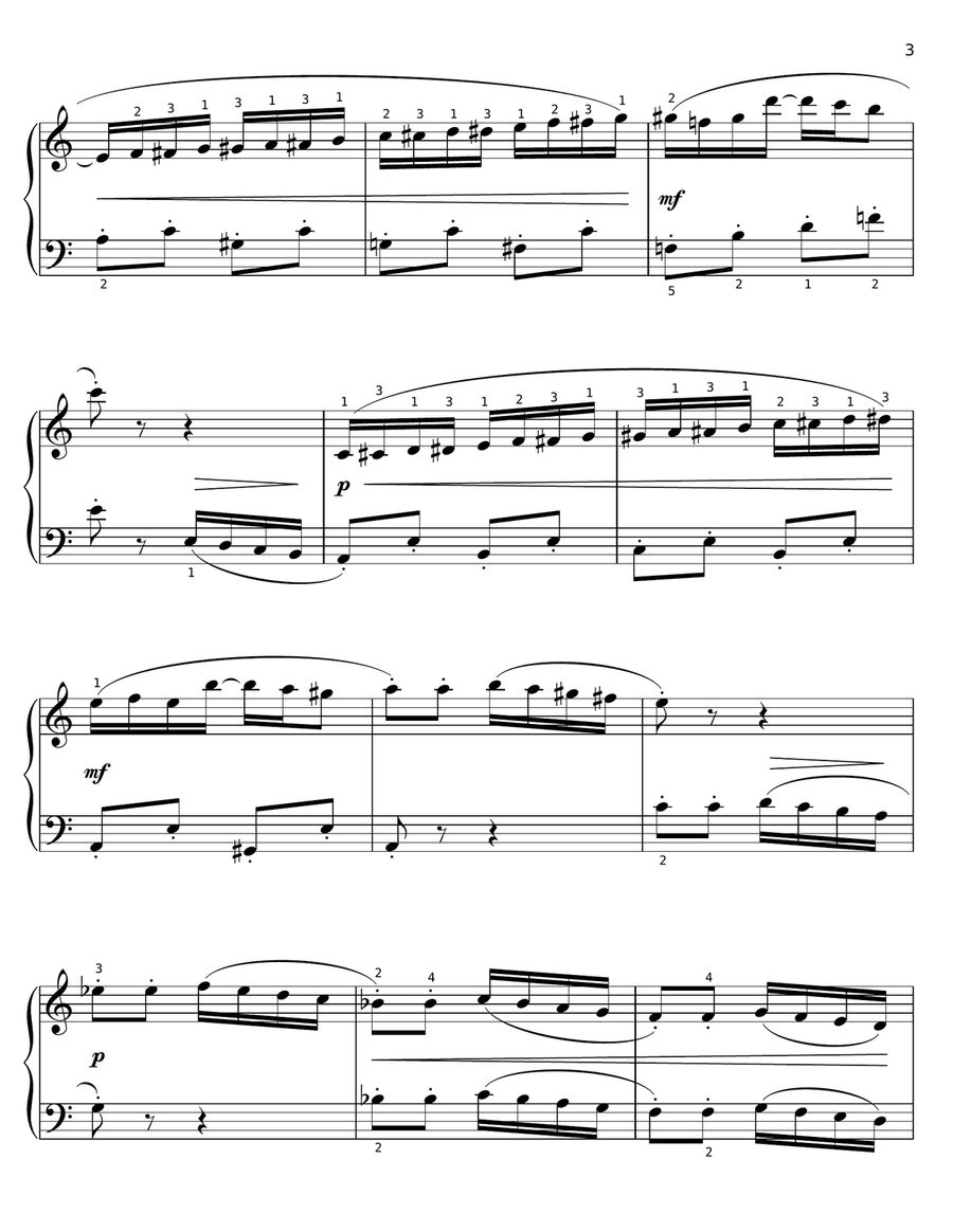 Ding Dong! Merrily On High! [Ragtime version] (arr. Phillip Keveren) Voice scores gallery preview page 3