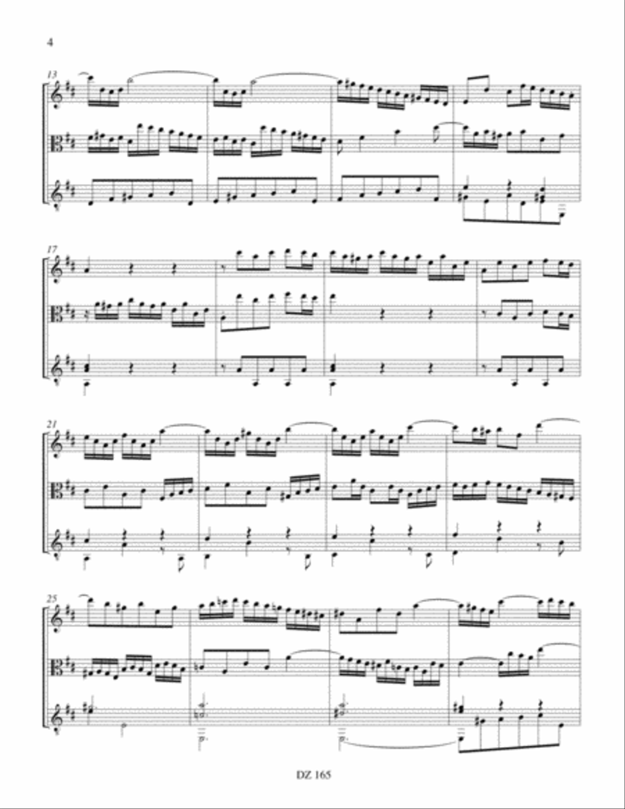 Six sonates en trio, vol. V, BWV 529 Flute scores gallery preview page 4