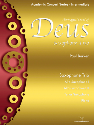 Book cover for Deus Saxophone Trio
