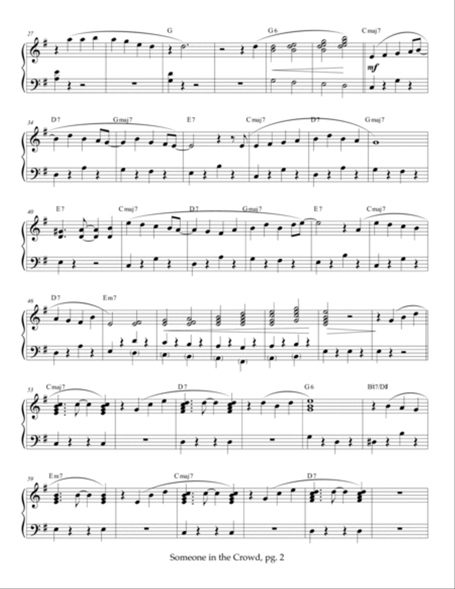 Someone In The Crowd Glockenspiel scores gallery preview page 2