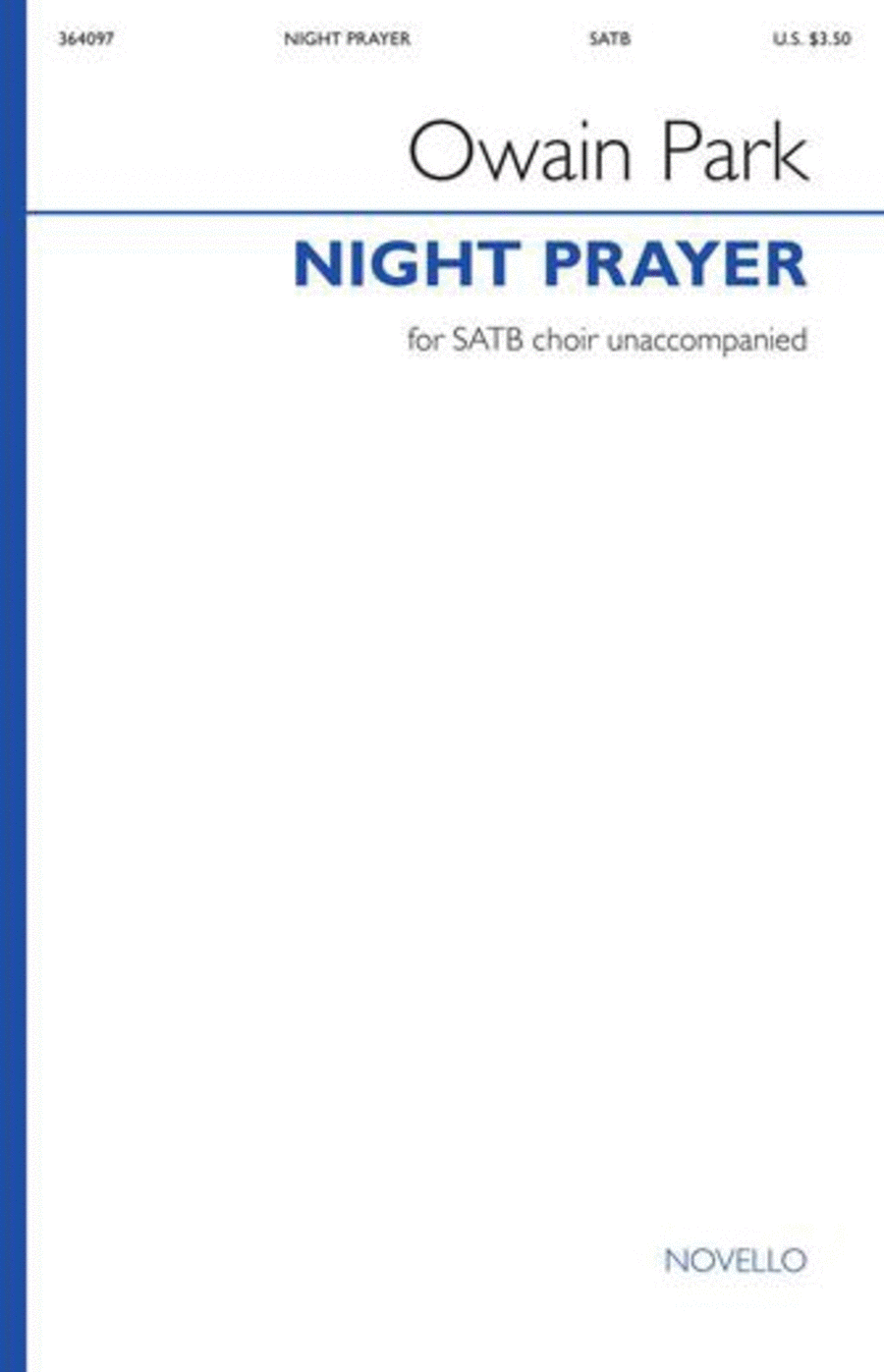 Night Prayer 4-Part scores gallery preview page 1