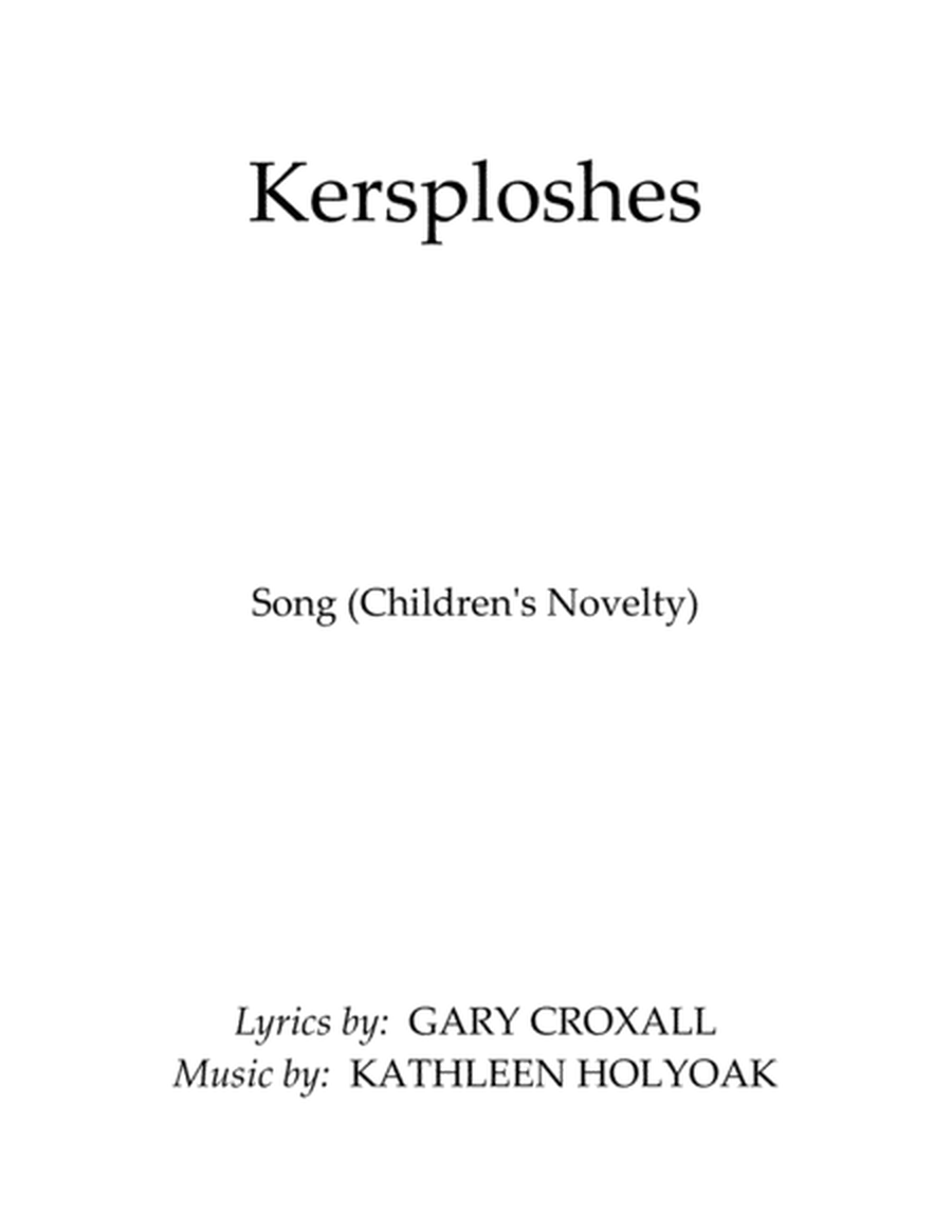 Kersploshes (Child Novelty Song) by Kathleen Holyoak image number null