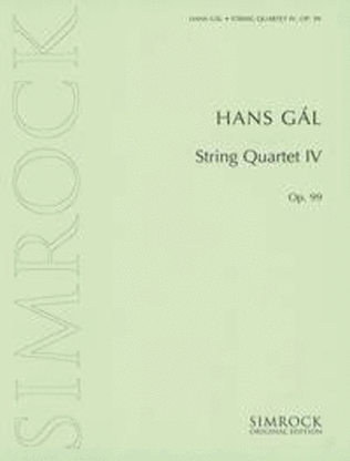 String Quartet 4 op. 99