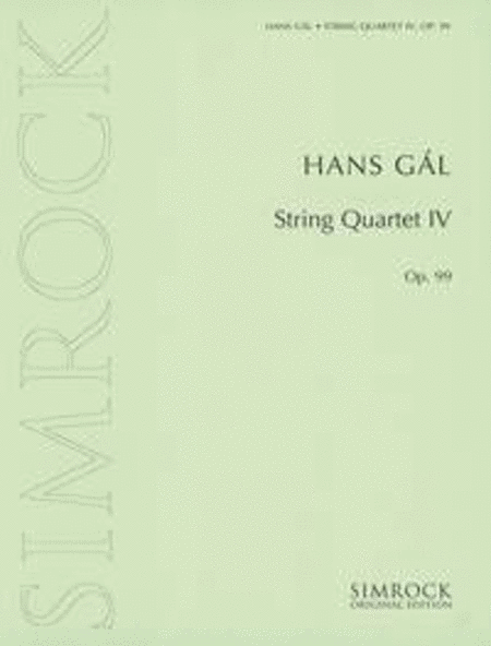 String Quartet 4 op. 99