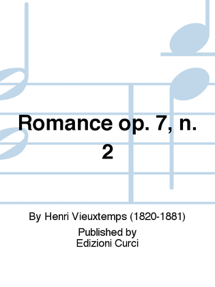 Romance op. 7, n. 2
