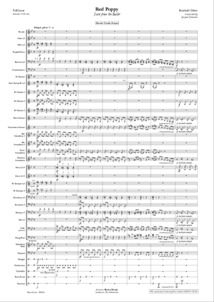 The Red Poppy Concert Band scores gallery preview page 2