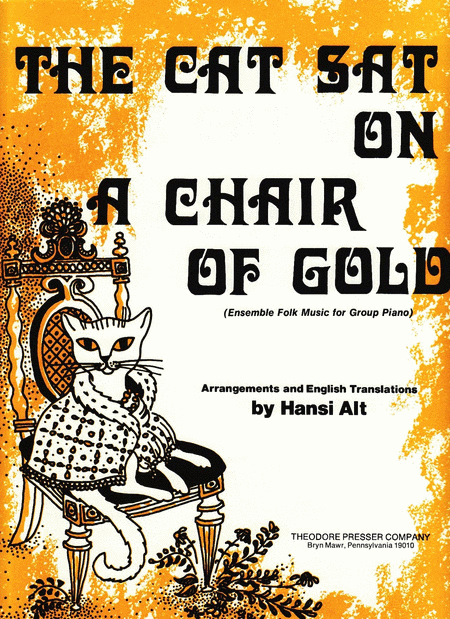 The Cat SAT On A Chair of Gold