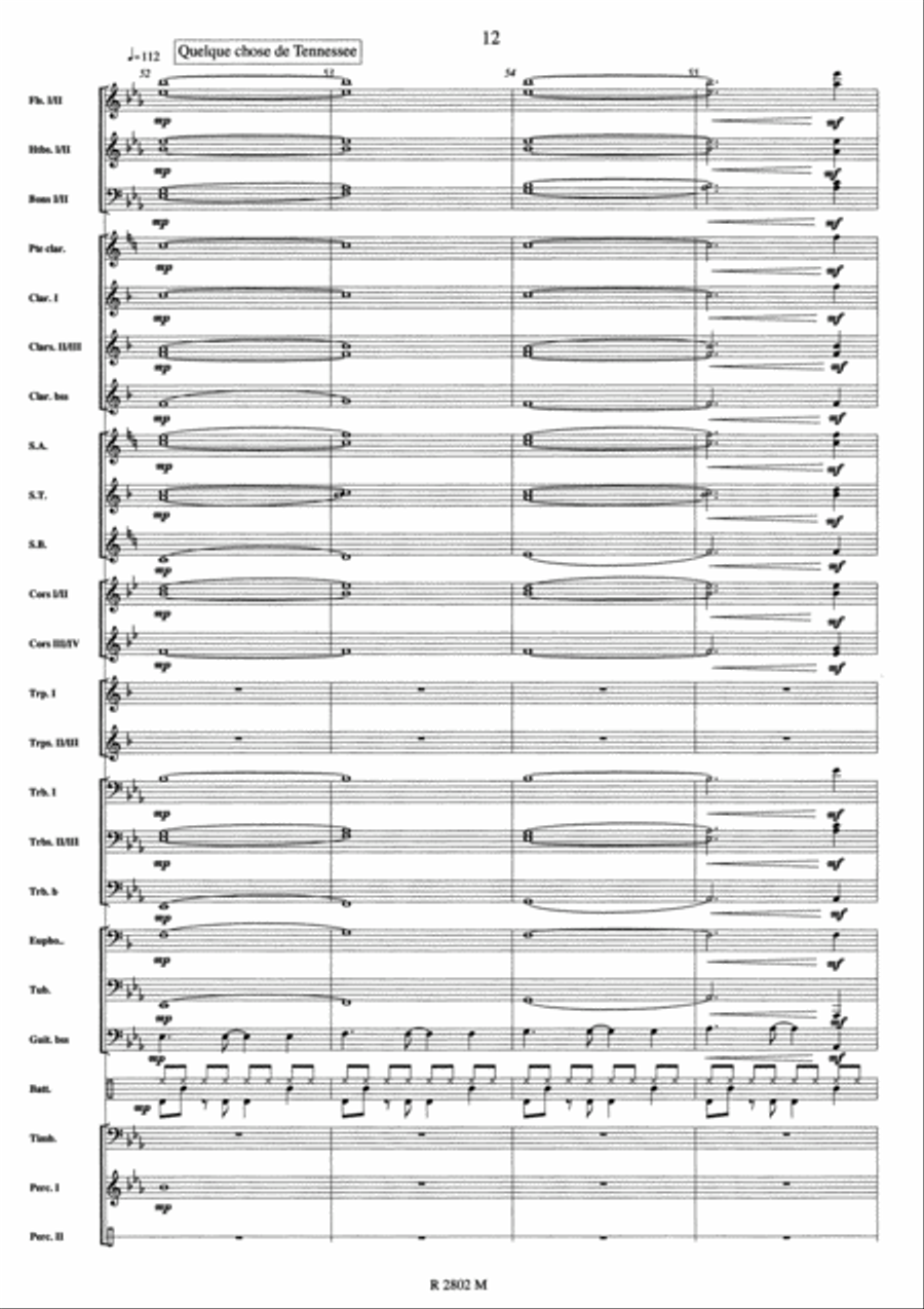 Johnny Hallyday Concert Band scores gallery preview page 10