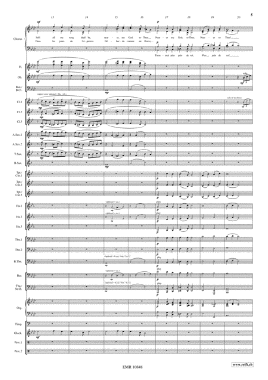 Nearer My God To Thee 4-Part scores gallery preview page 6