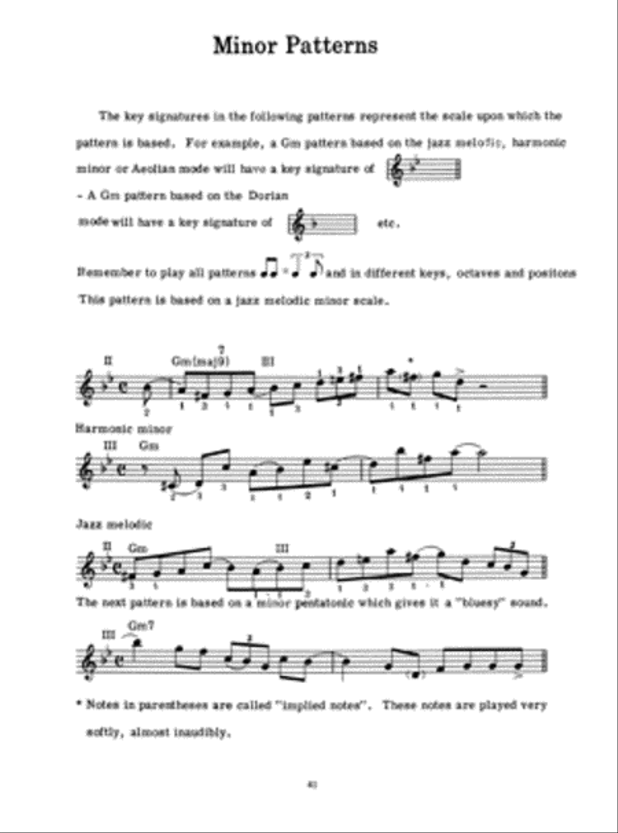Complete Book of Jazz Single-String Studies Electric Guitar scores gallery preview page 2