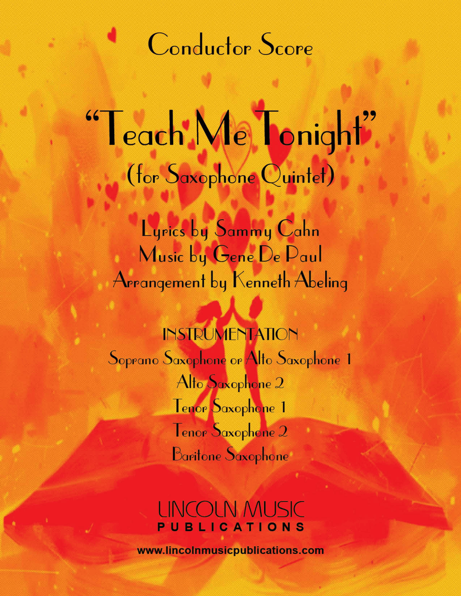 Teach Me Tonight Saxophone Quintet scores gallery preview page 1