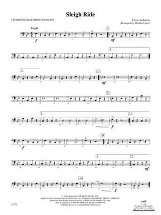 Sleigh Ride: 1st Trombone