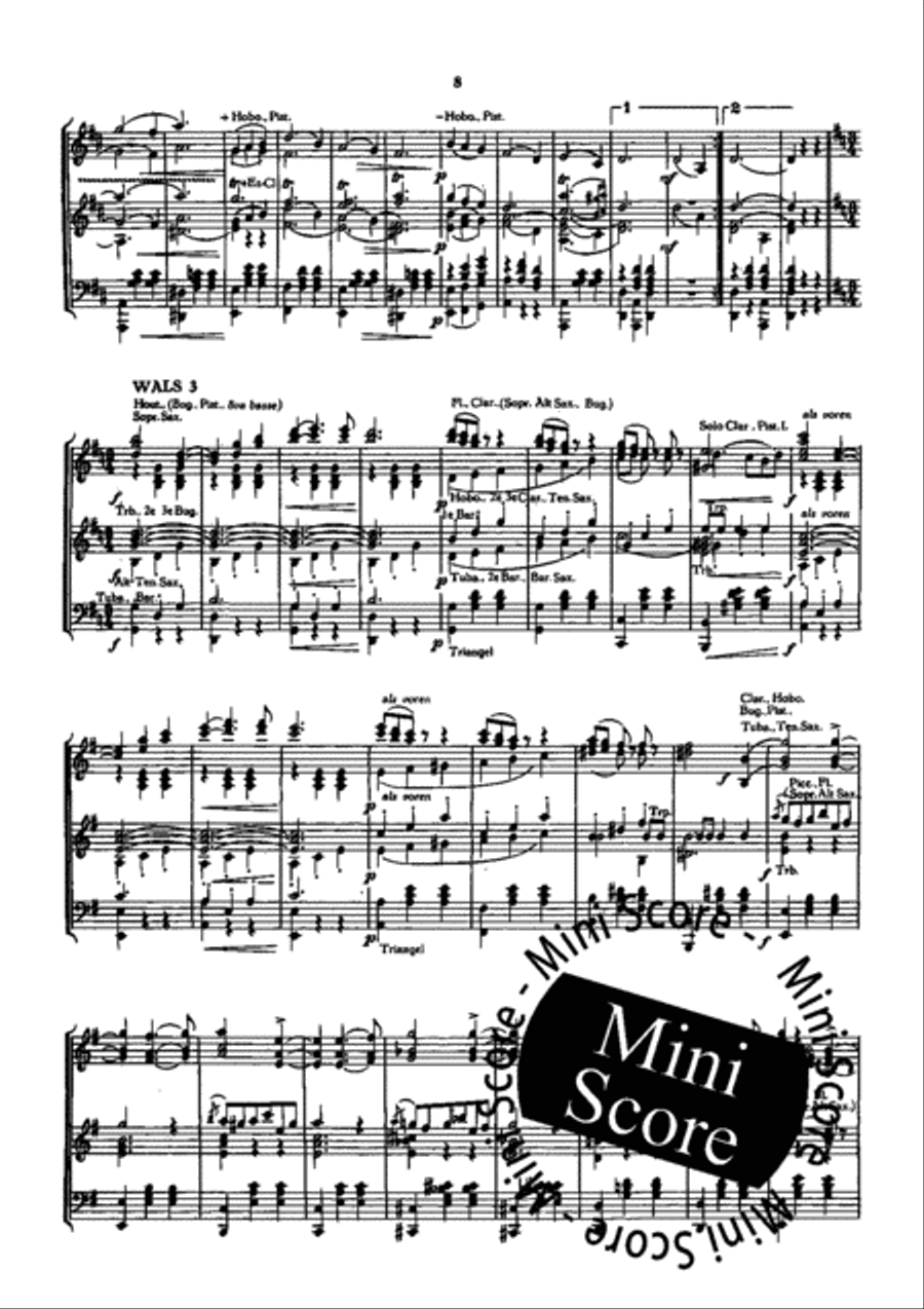 Luxemburg Wals Luxemburg Wals Concert Band scores gallery preview page 9