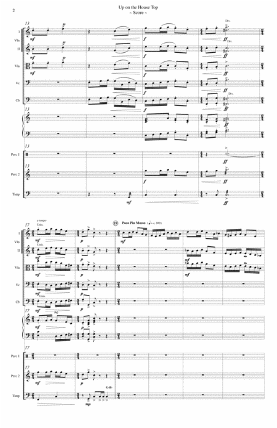 Up on the House Top Up on the House Top Full Orchestra scores gallery preview page 3