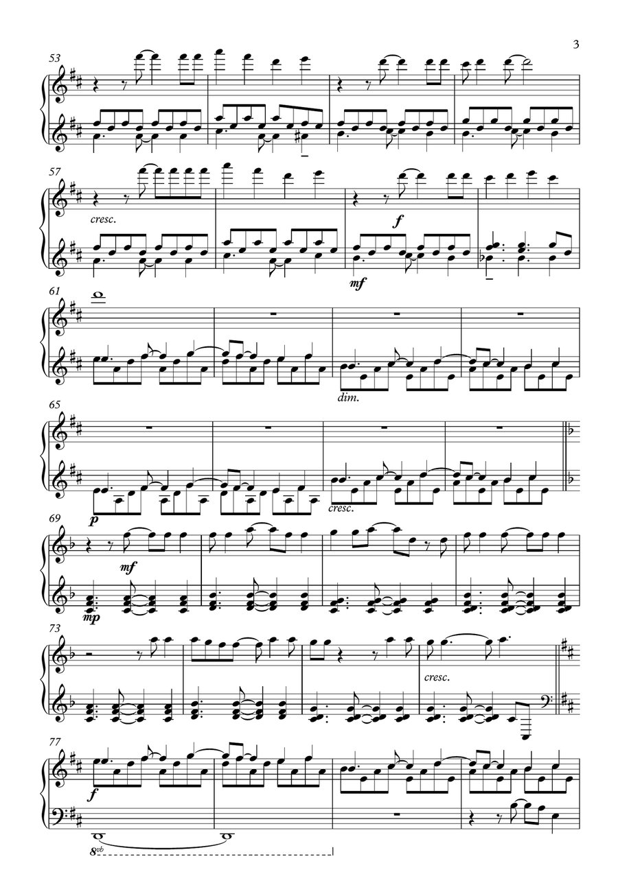 Summer Of '69 Piano Solo scores gallery preview page 3