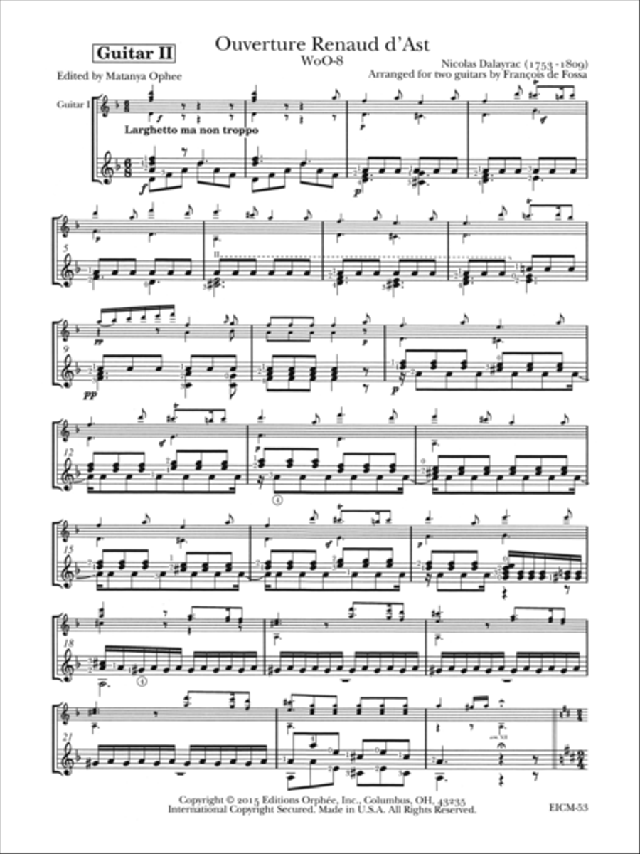Ouverture Renaud d'Ast Chamber Music scores gallery preview page 2