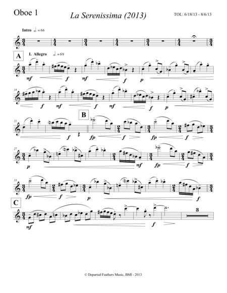 La Serenissima (2013) oboe 1