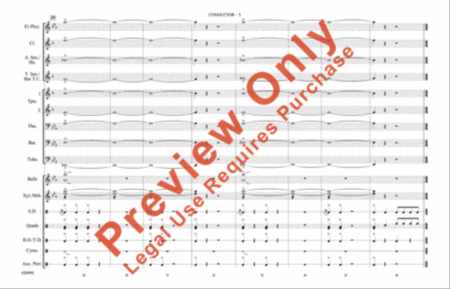 Man of Steel, Part 3 Marching Band scores gallery preview page 6