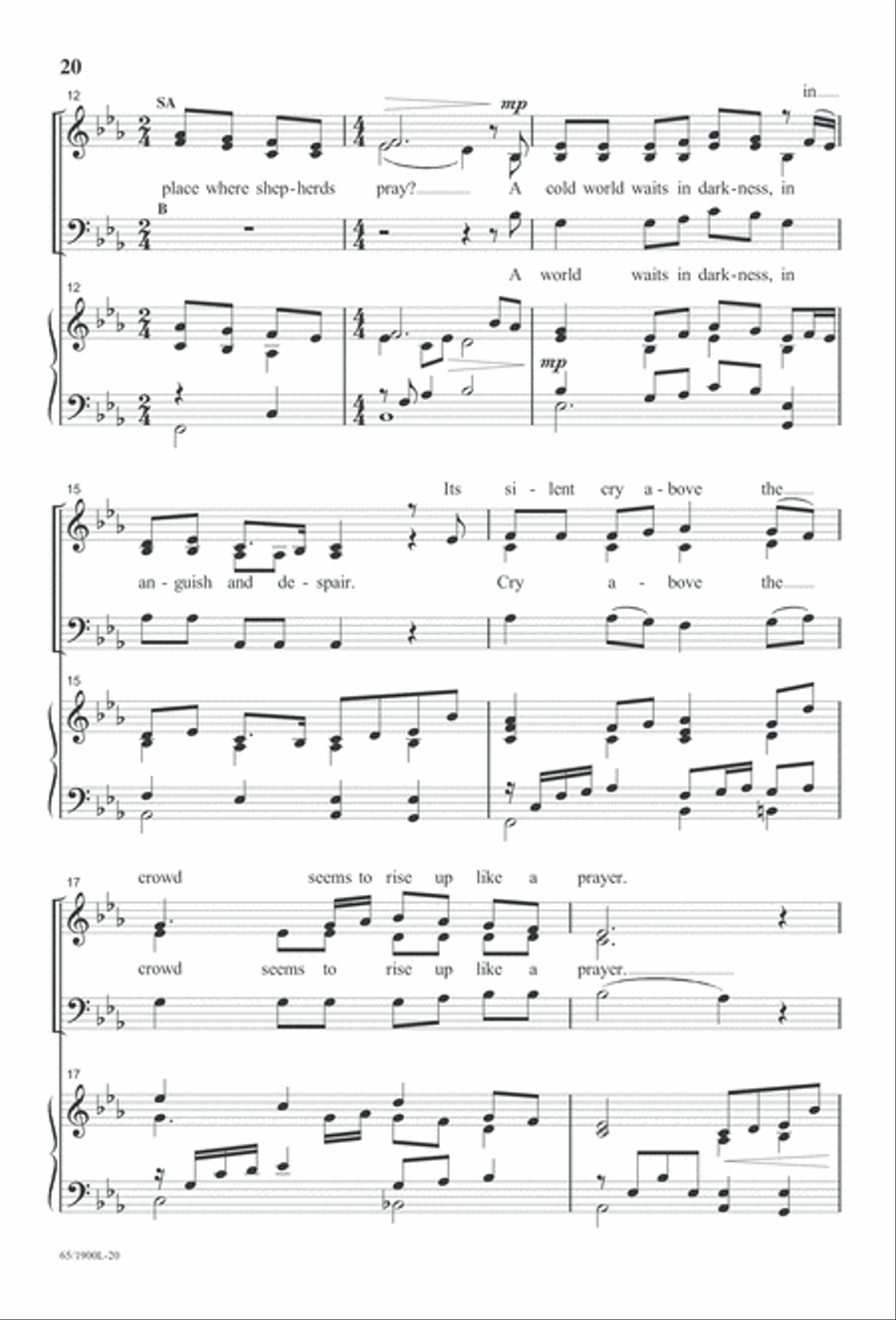 Love's Pure Light 3-Part scores gallery preview page 22