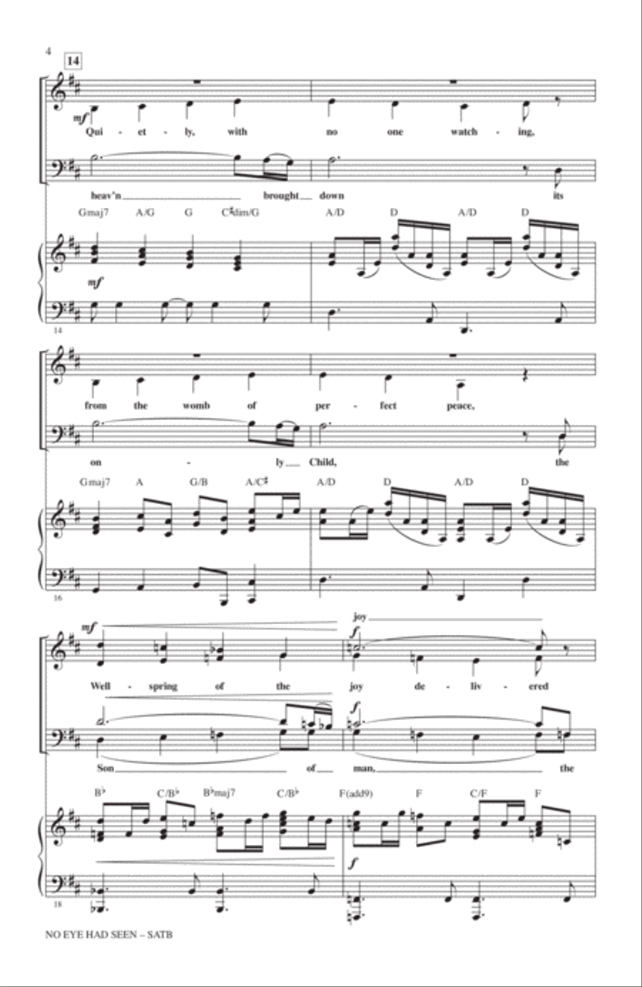 No Eye Had Seen No Eye Had Seen 4-Part scores gallery preview page 3