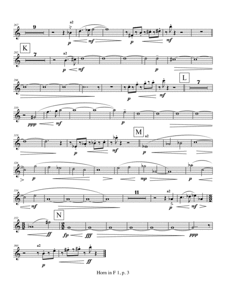 Violin Concerto (2009) Horn in F part 1