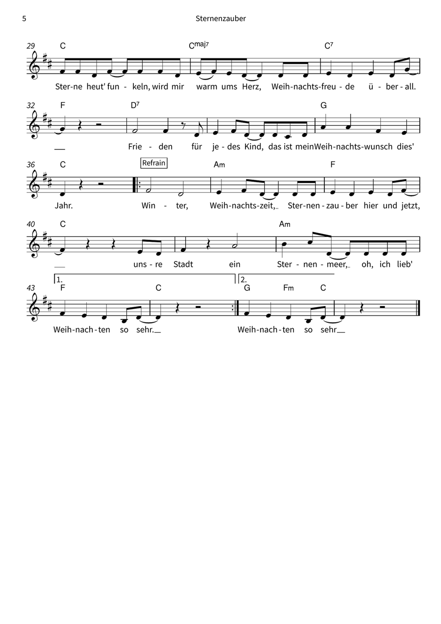 Sternenglanz und Winterfreude Voice scores gallery preview page 6