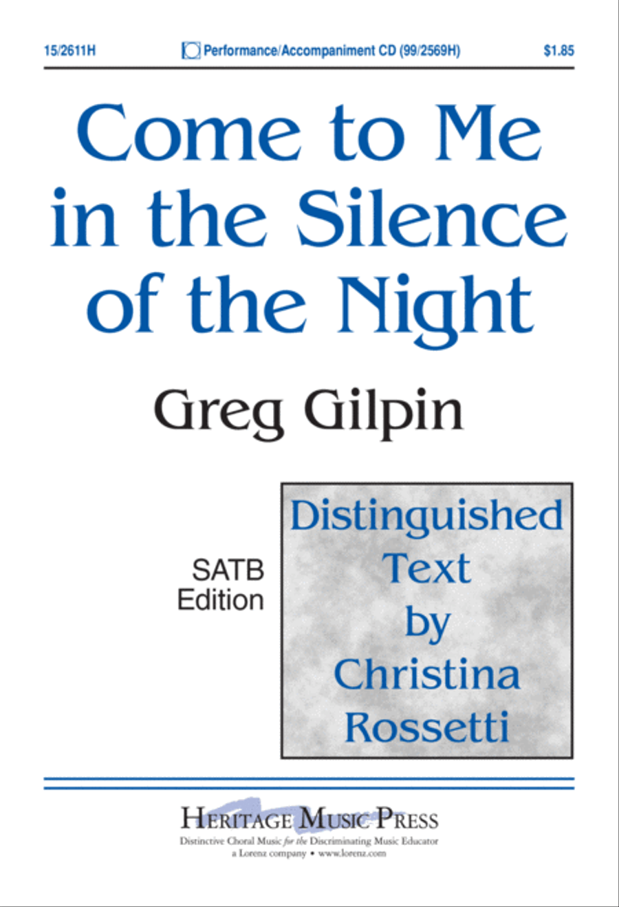 Come to Me in the Silence of the Night 4-Part scores gallery preview page 2