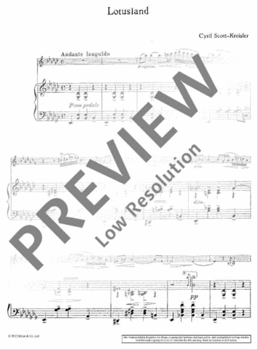 Lotusland Violin Solo scores gallery preview page 4