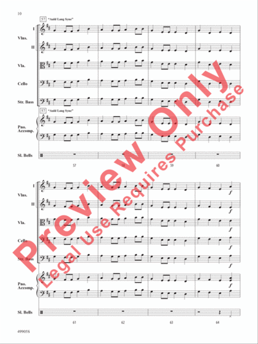 Pizzicato Holidays String Orchestra scores gallery preview page 11