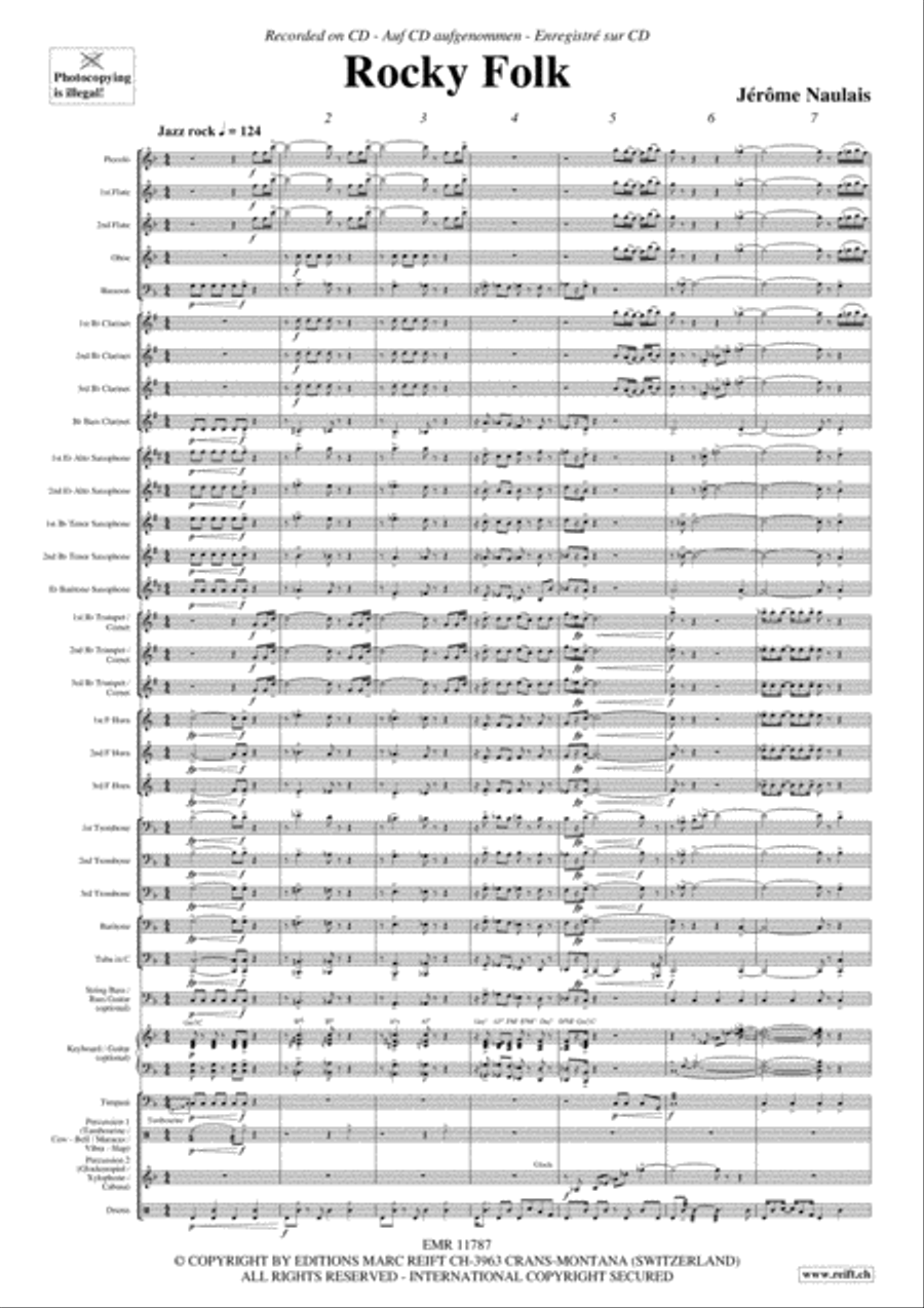 Rocky Folk Concert Band scores gallery preview page 4