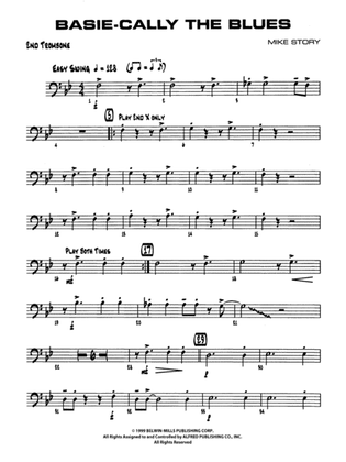 Basie-Cally the Blues: 2nd Trombone