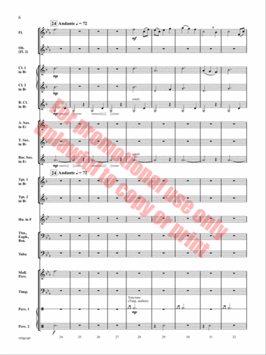 Trek to the Summit Concert Band scores gallery preview page 7
