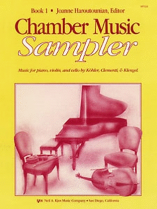 Book cover for Chamber Music Sampler, Book 1