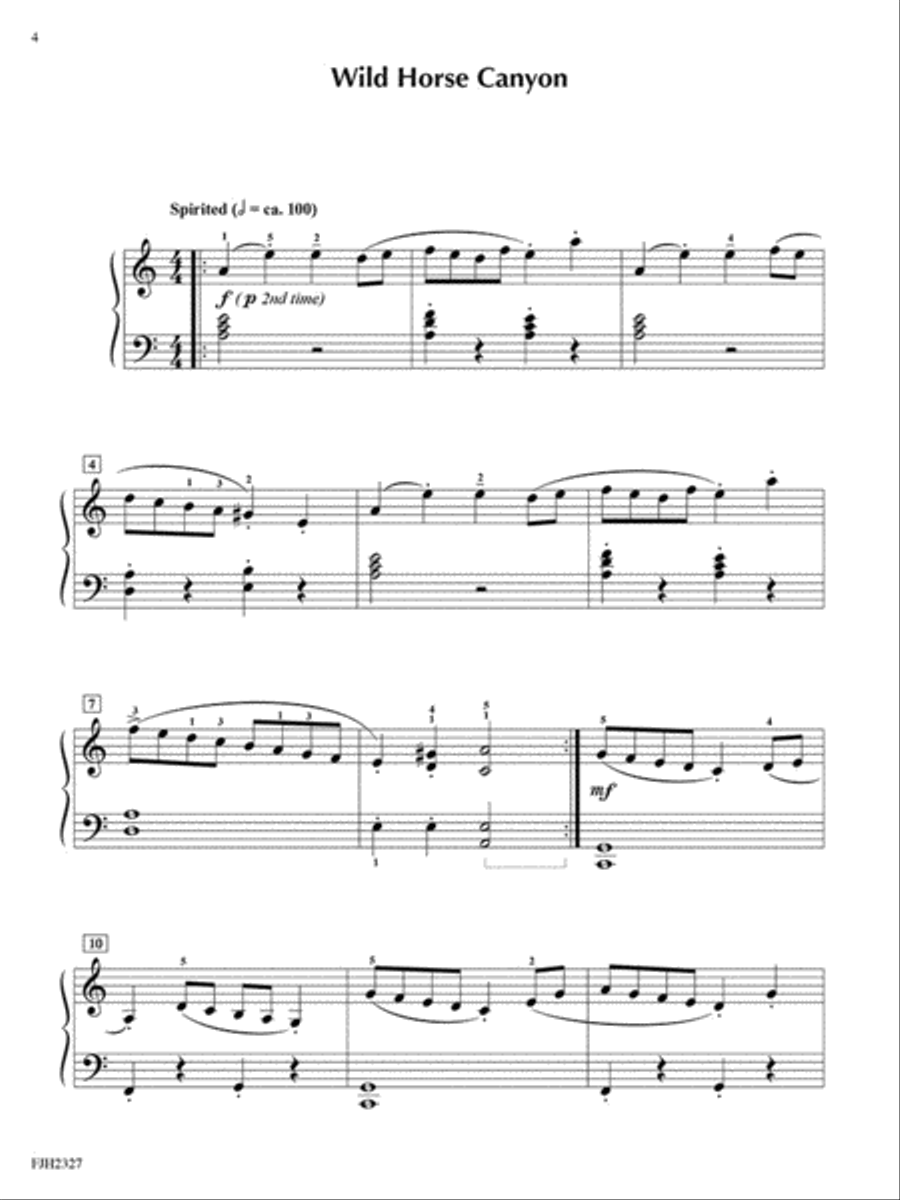 Canyons and Quests Canyons and Quests Piano Solo scores gallery preview page 2