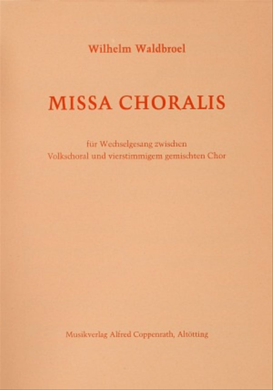Missa choralis Missa choralis 4-Part scores gallery preview page 1