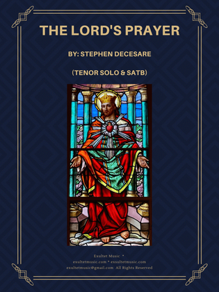 Book cover for The Lord's Prayer (Tenor Solo and SATB)