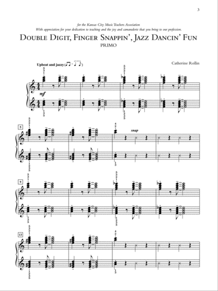 Dances for Two, Book 3 Small Ensemble scores gallery preview page 8