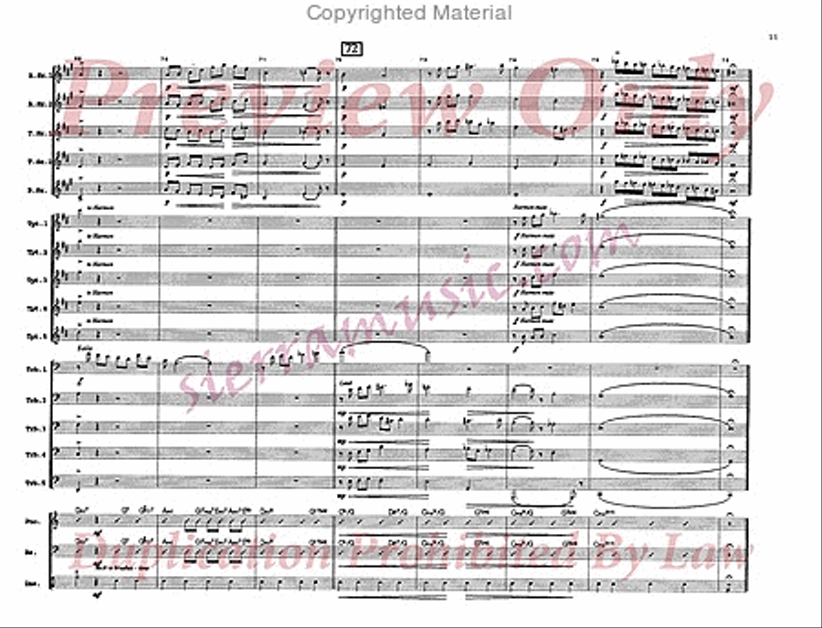 My One And Only Love Jazz Ensemble scores gallery preview page 12