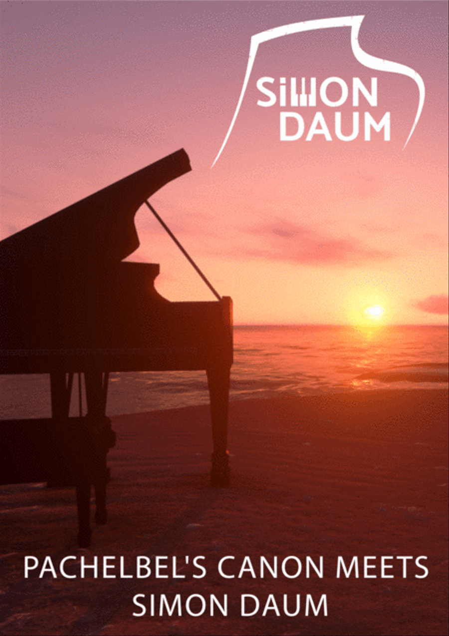 Pachelbel's Canon meets Simon Daum Piano Solo scores gallery preview page 1