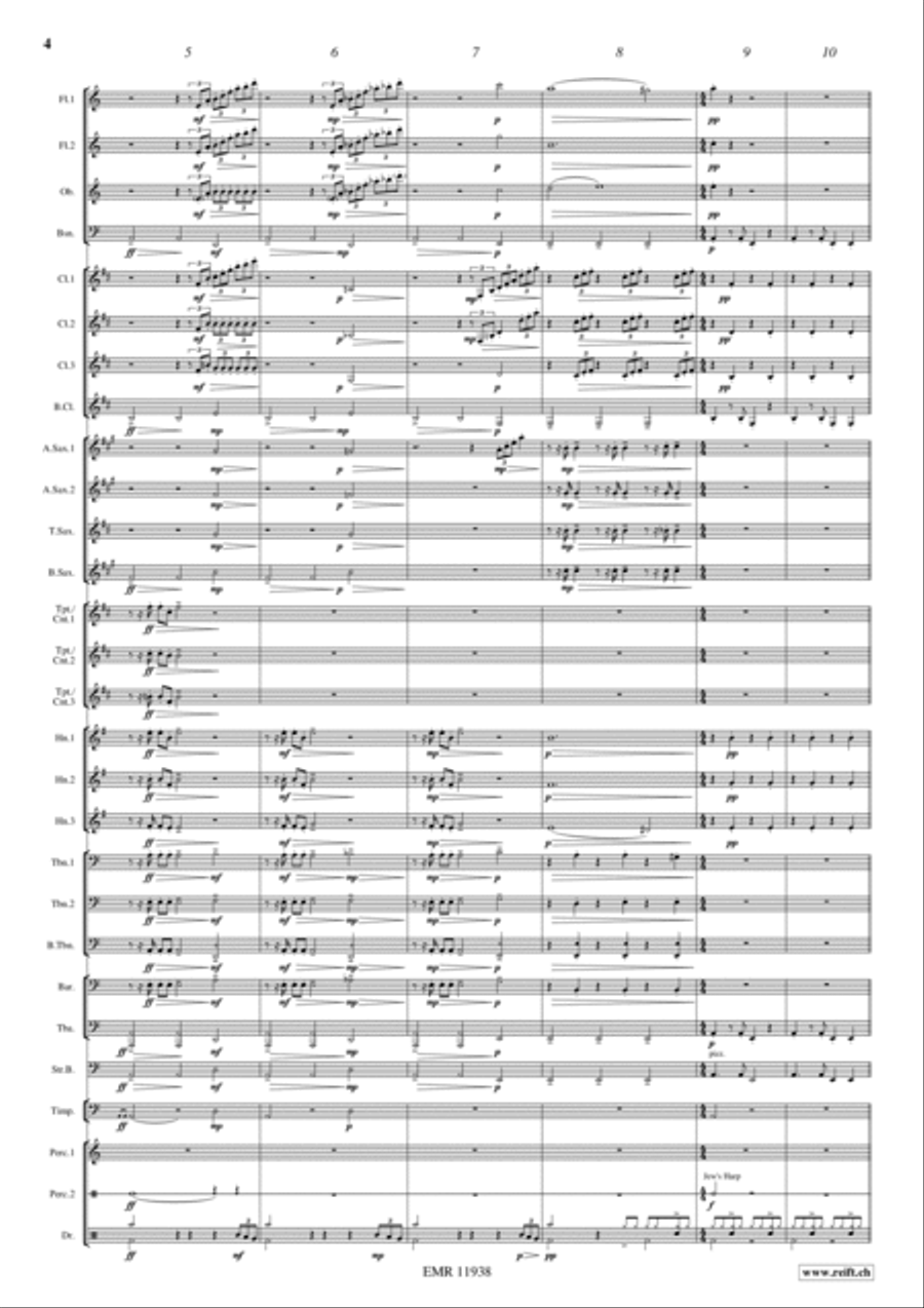 The Sicilian Clan The Sicilian Clan Concert Band scores gallery preview page 5
