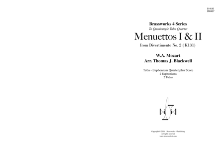 Menuettos I & II from Divertimento No. 2, K 131