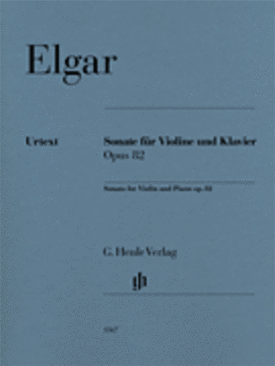Violin Sonata, Op. 82 Violin Solo scores gallery preview page 1